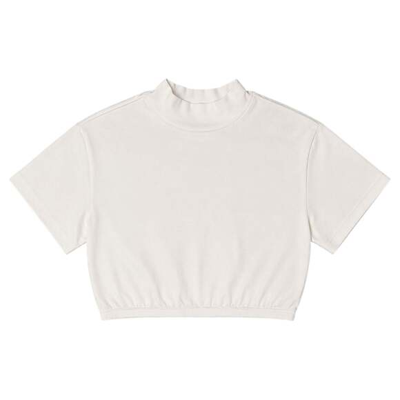 Alo Yoga Tops - Alo Yoga Mock Neck Cropped Tee Size S